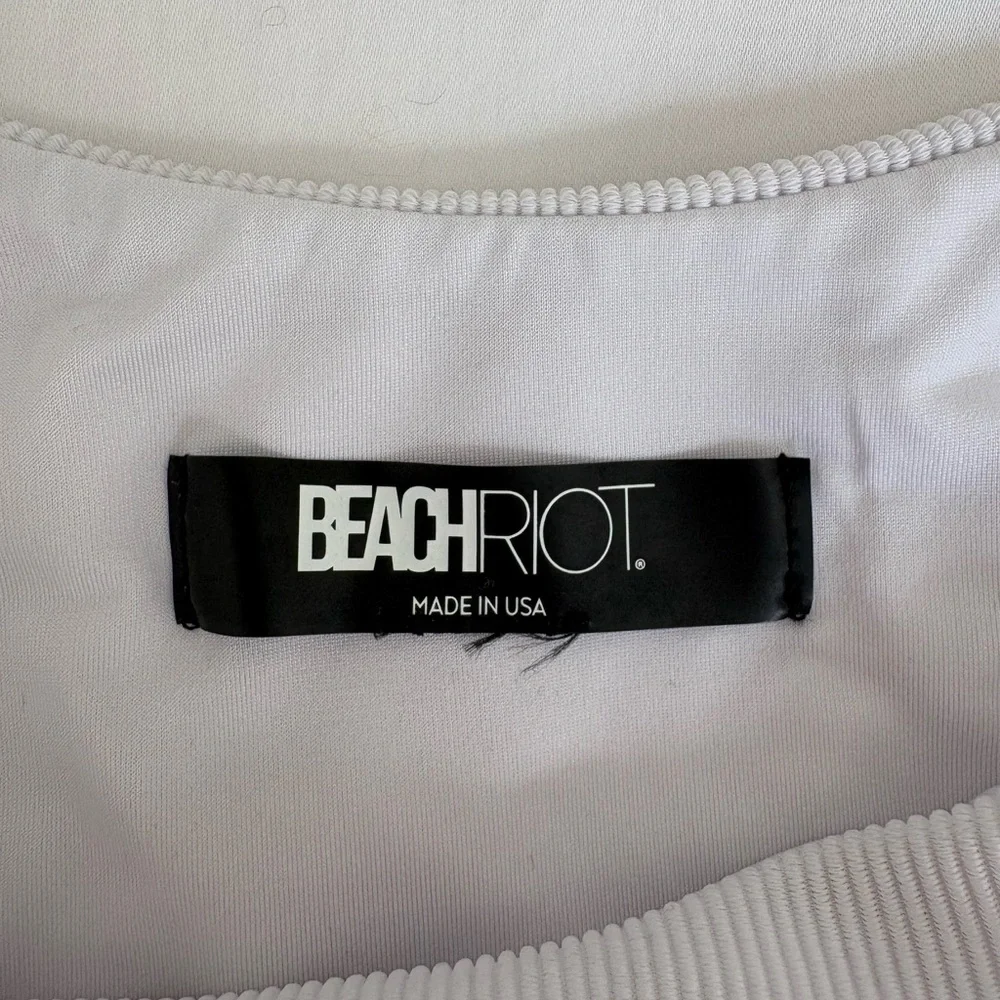 Beach Riot Ribbed White Bikini - Picture 13 of 16